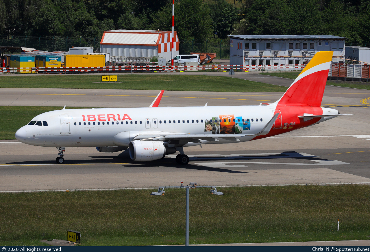 Photo of EC-MCS - Airbus A320-214 operated by Iberia