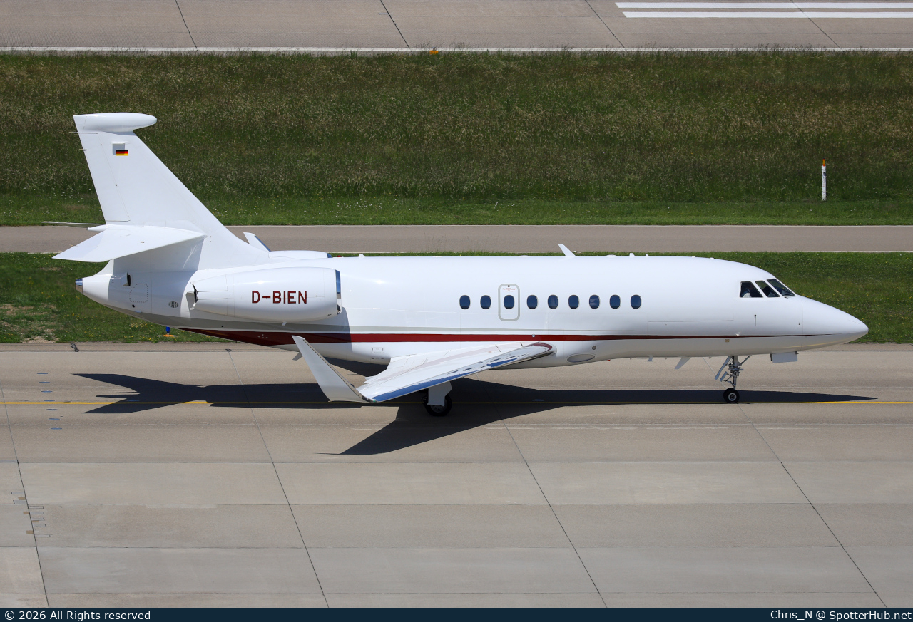 Photo of D-BIEN - Dassault Falcon 2000LX operated by DC Aviation
