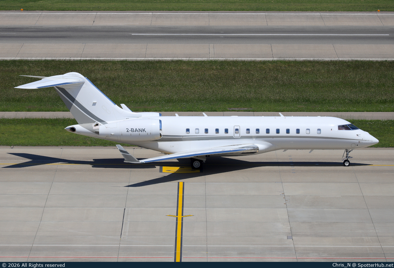 Photo of 2-BANK - Bombardier Global 5000 operated by Volare Aviation