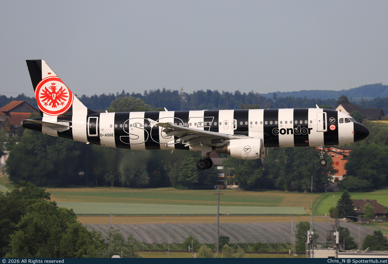 Photo of D-ASGE - Airbus A320-214 operated by Condor