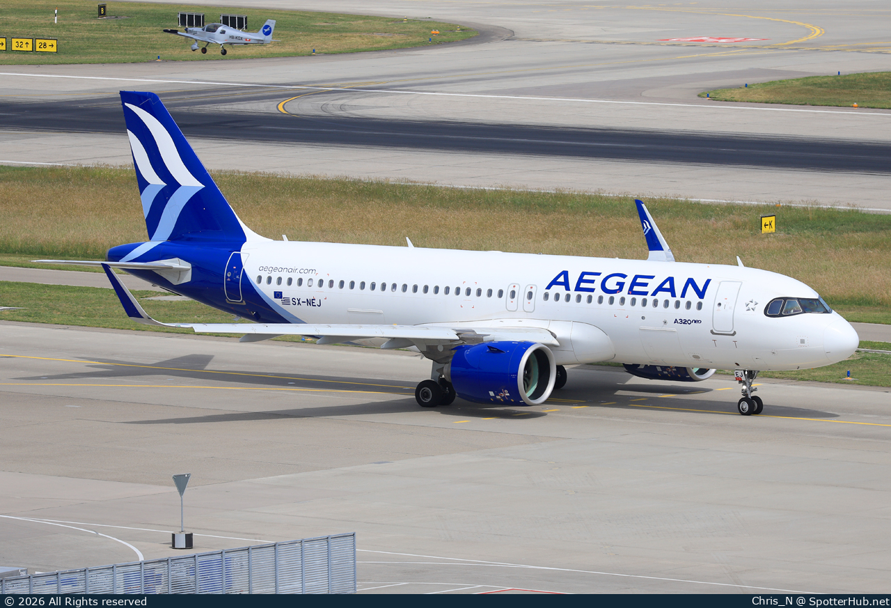 Photo of SX-NEJ - Airbus A320-271N operated by Aegean Airlines