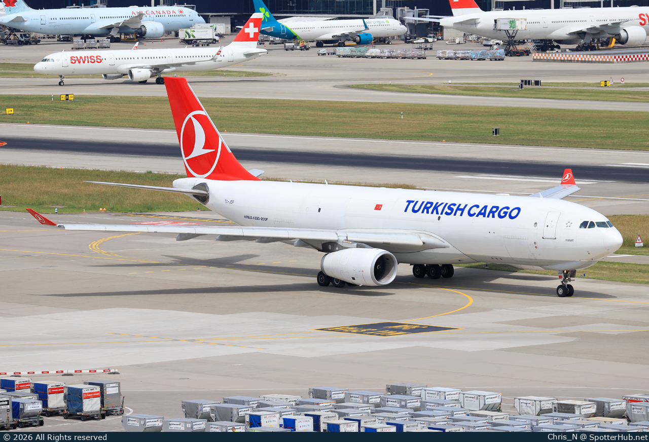 Photo of TC-JDP - Airbus A330-243F operated by Turkish Airlines Cargo