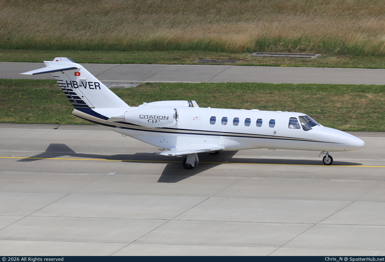 Photo of HB-VER - Cessna 525A CitationJet CJ2+ operated by Swiss Private Flights
