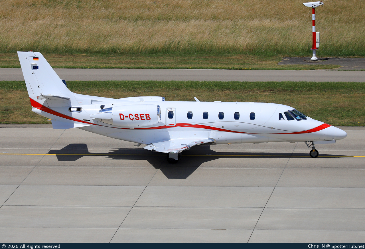 Photo of D-CSEB - Cessna 560XL Citation XLS+ operated by Würth Aviation