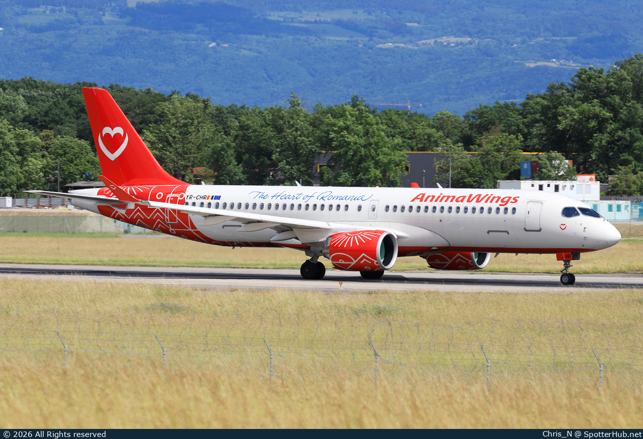 Photo of YR-CHR - Airbus A220-300 operated by Animawings