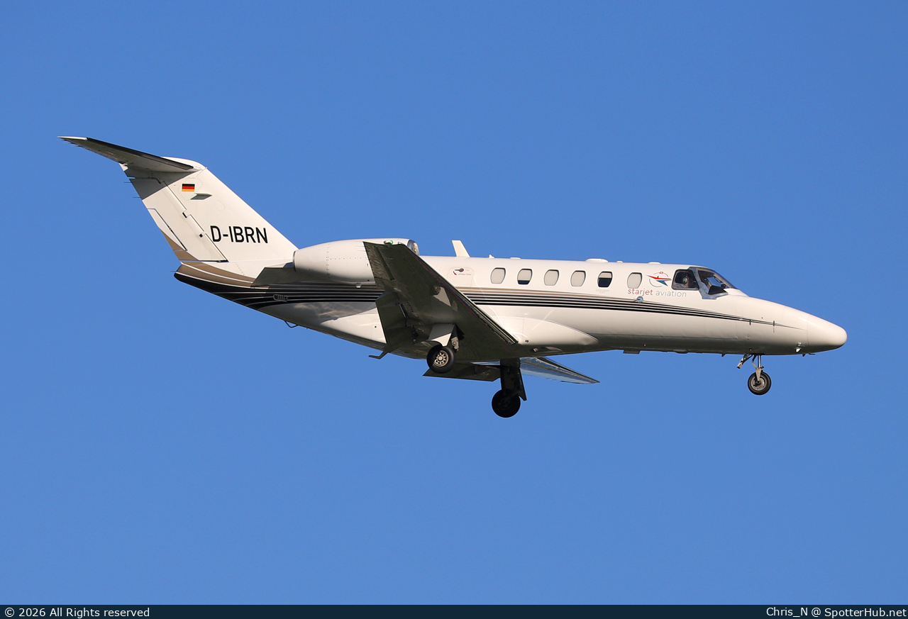 Photo of D-IBRN - Cessna 525A CitationJet CJ2+ operated by Starjet Aviation