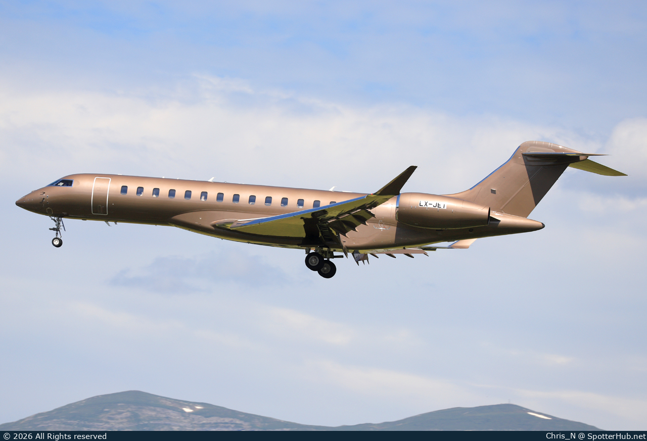 Photo of LX-JET - Bombardier Global 7500 operated by Global Jet Luxembourg