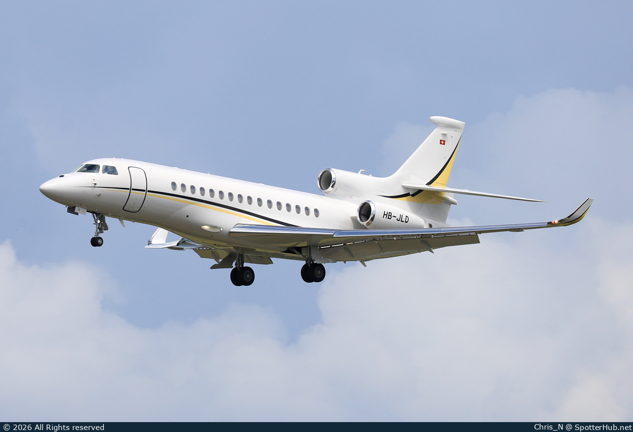 Photo of HB-JLD - Dassault Falcon 8X operated by MSC Aviation