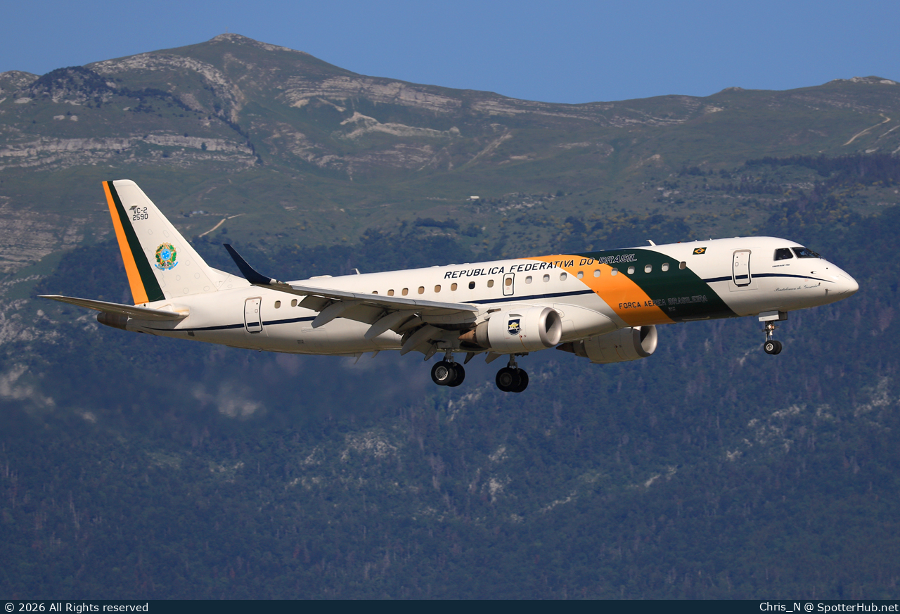 Photo of FAB2590 - Embraer VC-2 operated by Brazilian Air Force