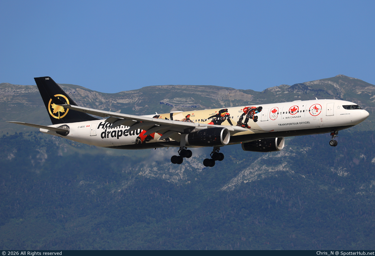 Photo of C-GEGC - Airbus A330-343 operated by Air Canada