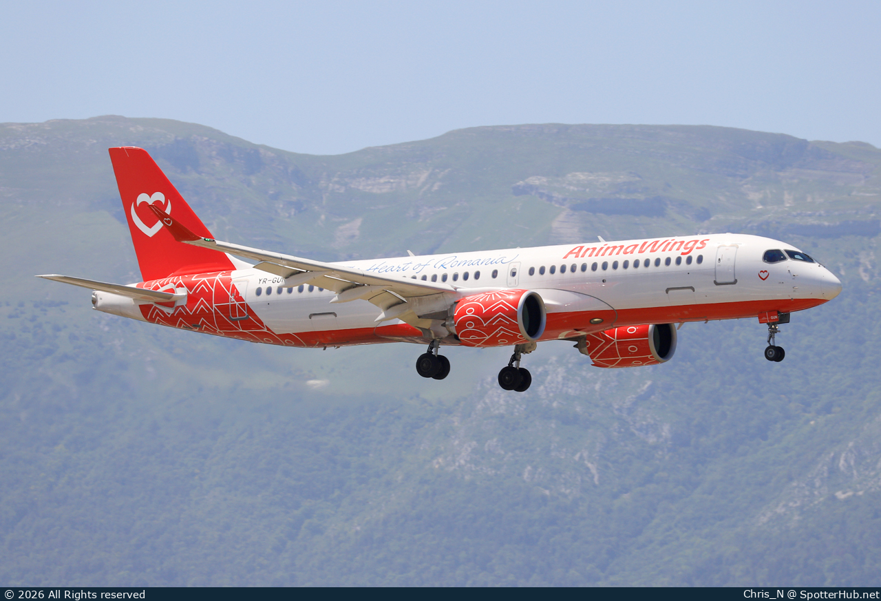 Photo of YR-GUN - Airbus A220-300 operated by Animawings