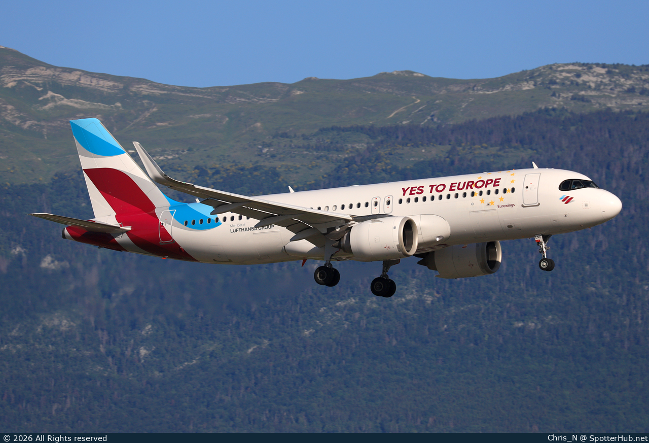 Photo of D-AENE - Airbus A320-251N operated by Eurowings