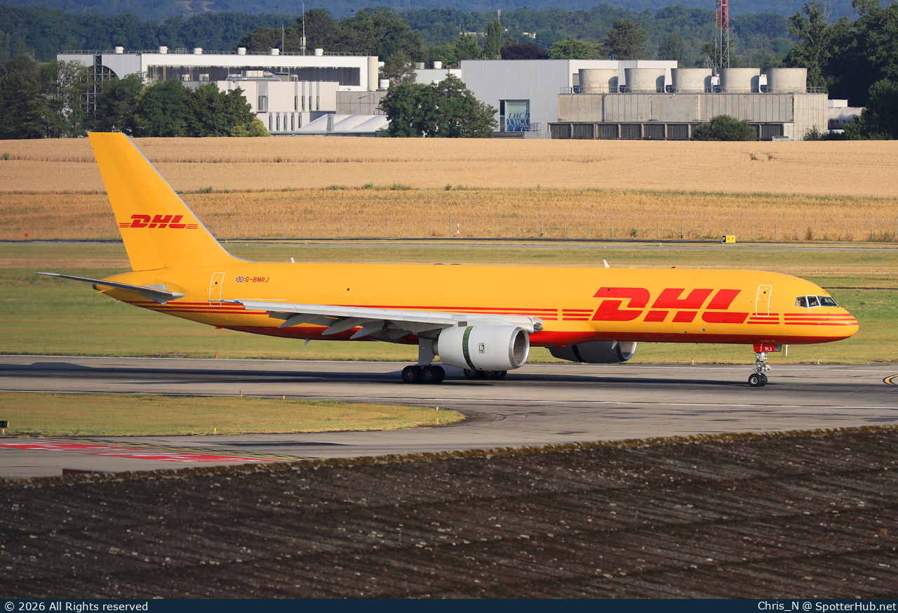 Photo of G-BMRJ - Boeing 757-236(SF) operated by DHL Air