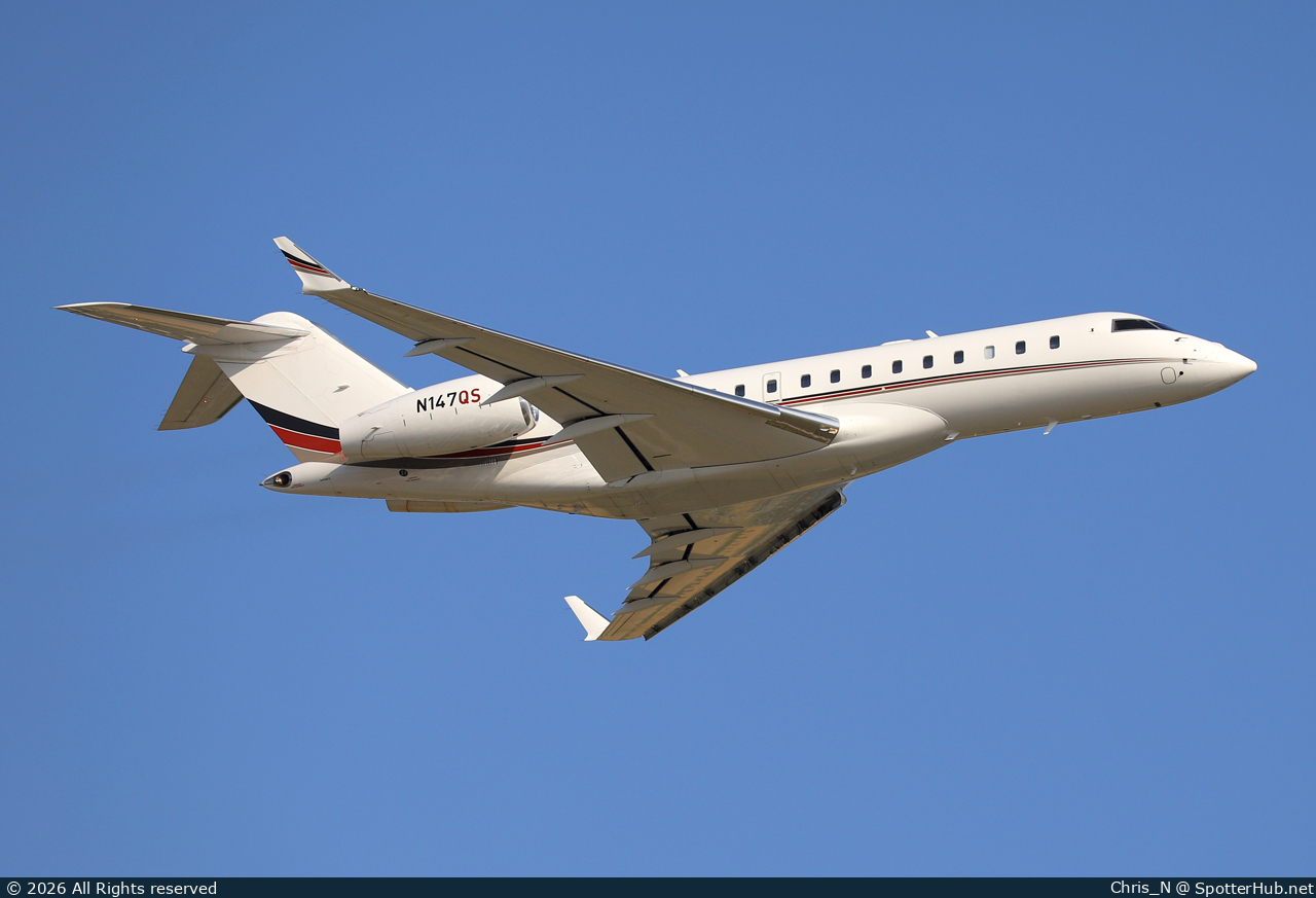 Photo of N147QS - Bombardier Global 6000 operated by NetJets