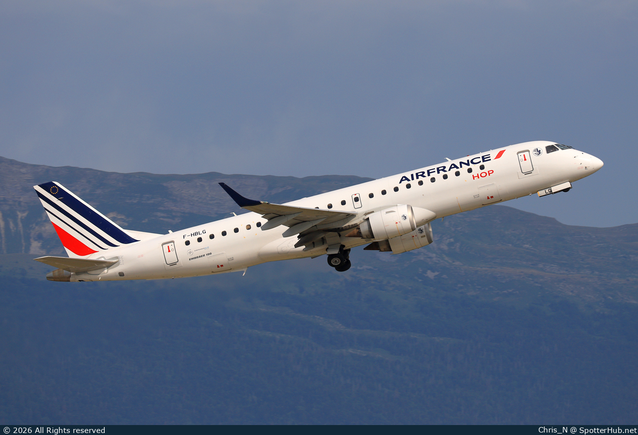 Photo of F-HBLG - Embraer ERJ-190STD operated by Air France HOP