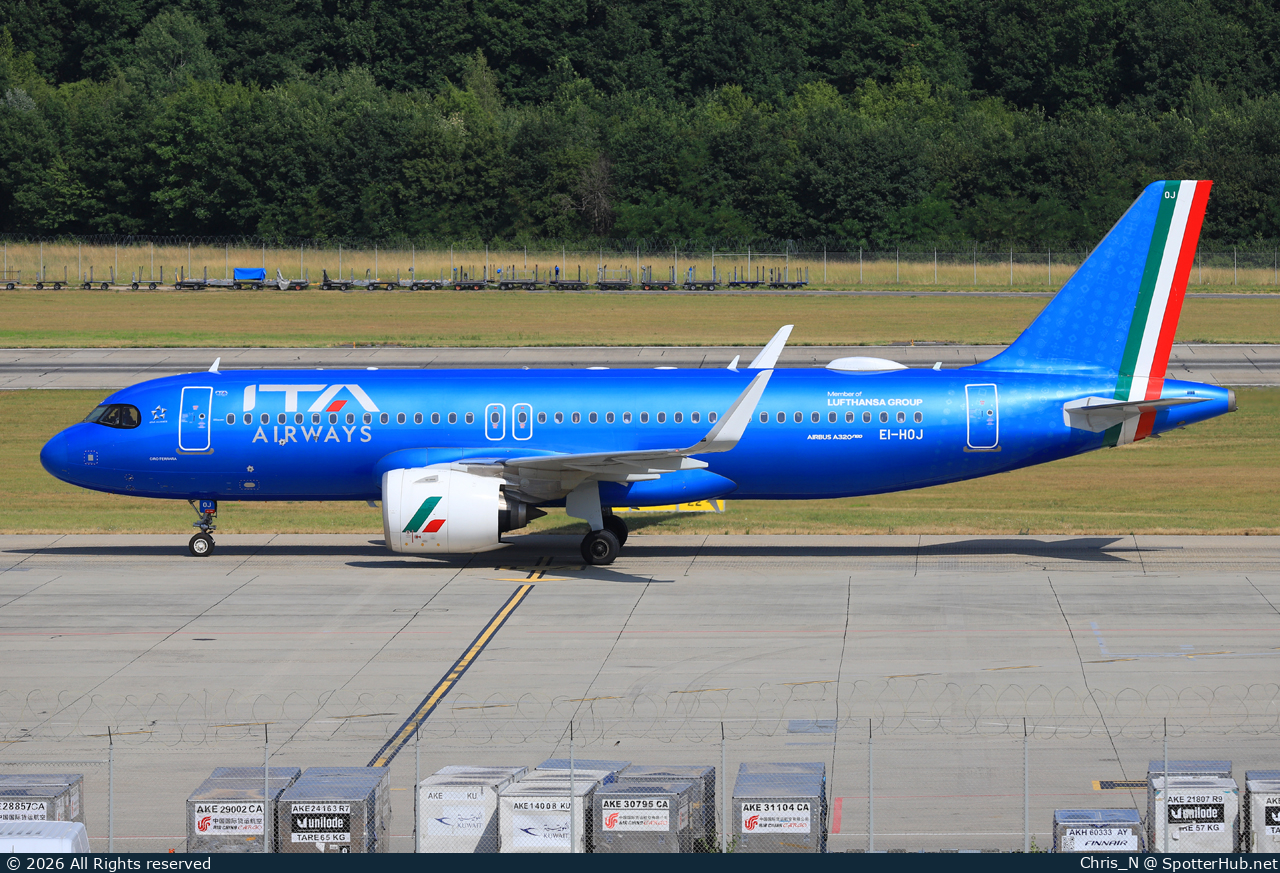 Photo of EI-HOJ - Airbus A320-272N operated by ITA Airways