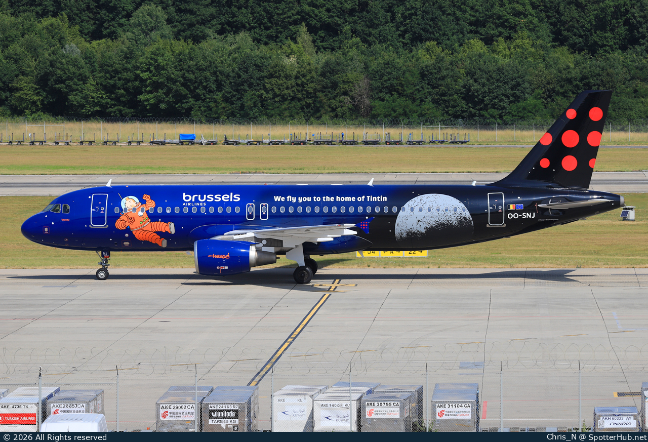 Photo of OO-SNJ - Airbus A320-214 operated by Brussels Airlines