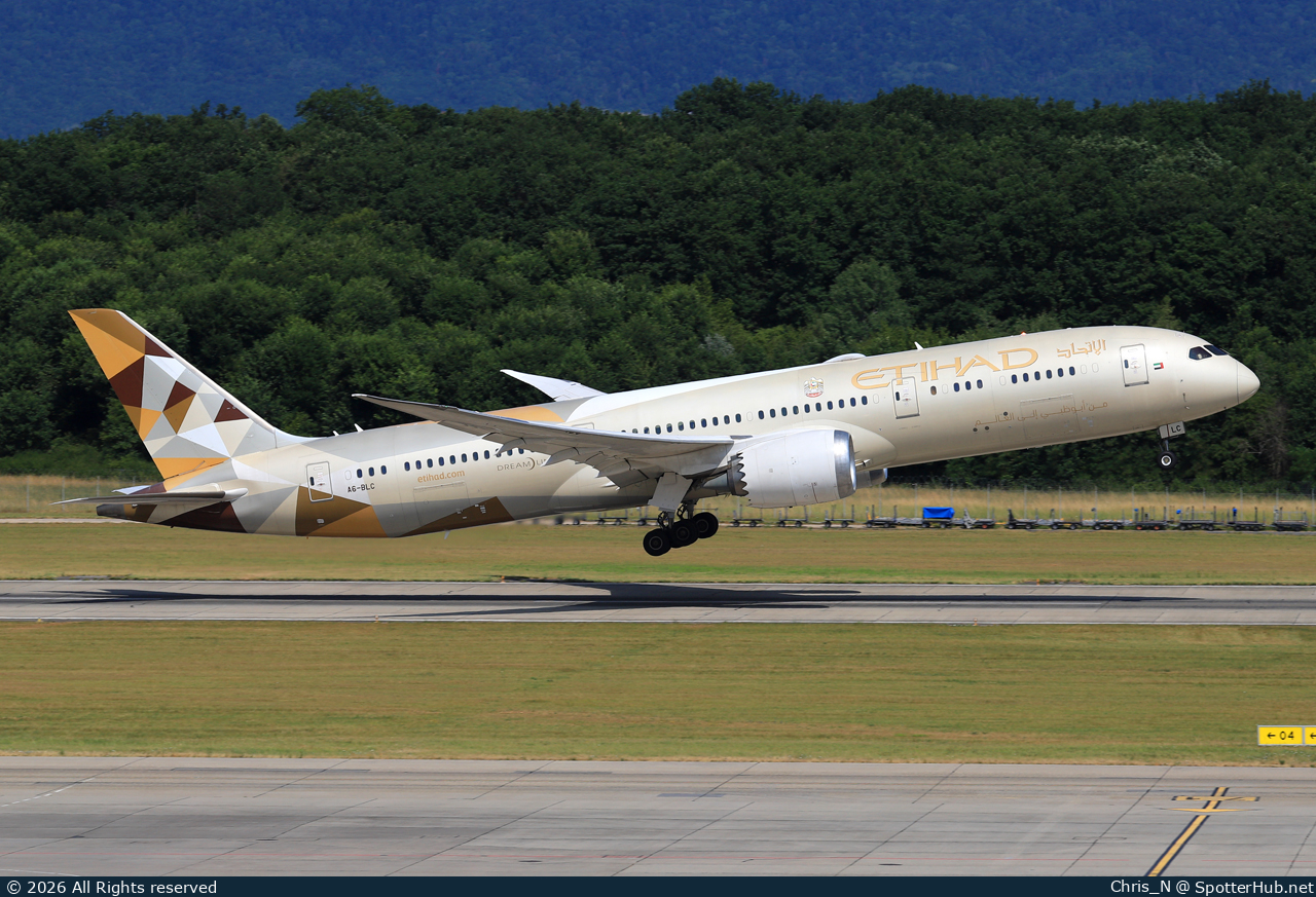 Photo of A6-BLC - Boeing 787-9 Dreamliner operated by Etihad Airways