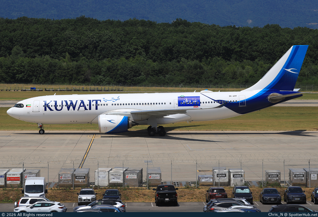 Photo of 9K-APF - Airbus A330-841 operated by Kuwait Airways