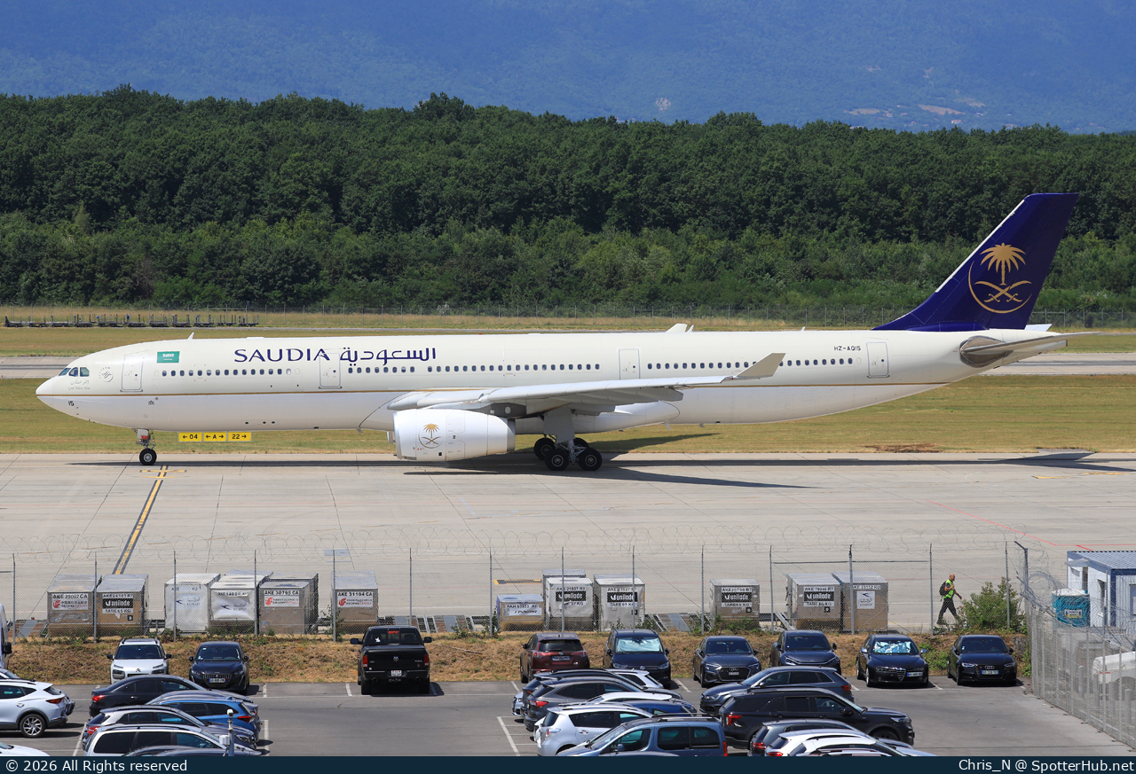 Photo of HZ-AQ15 - Airbus A330-343 operated by Saudia
