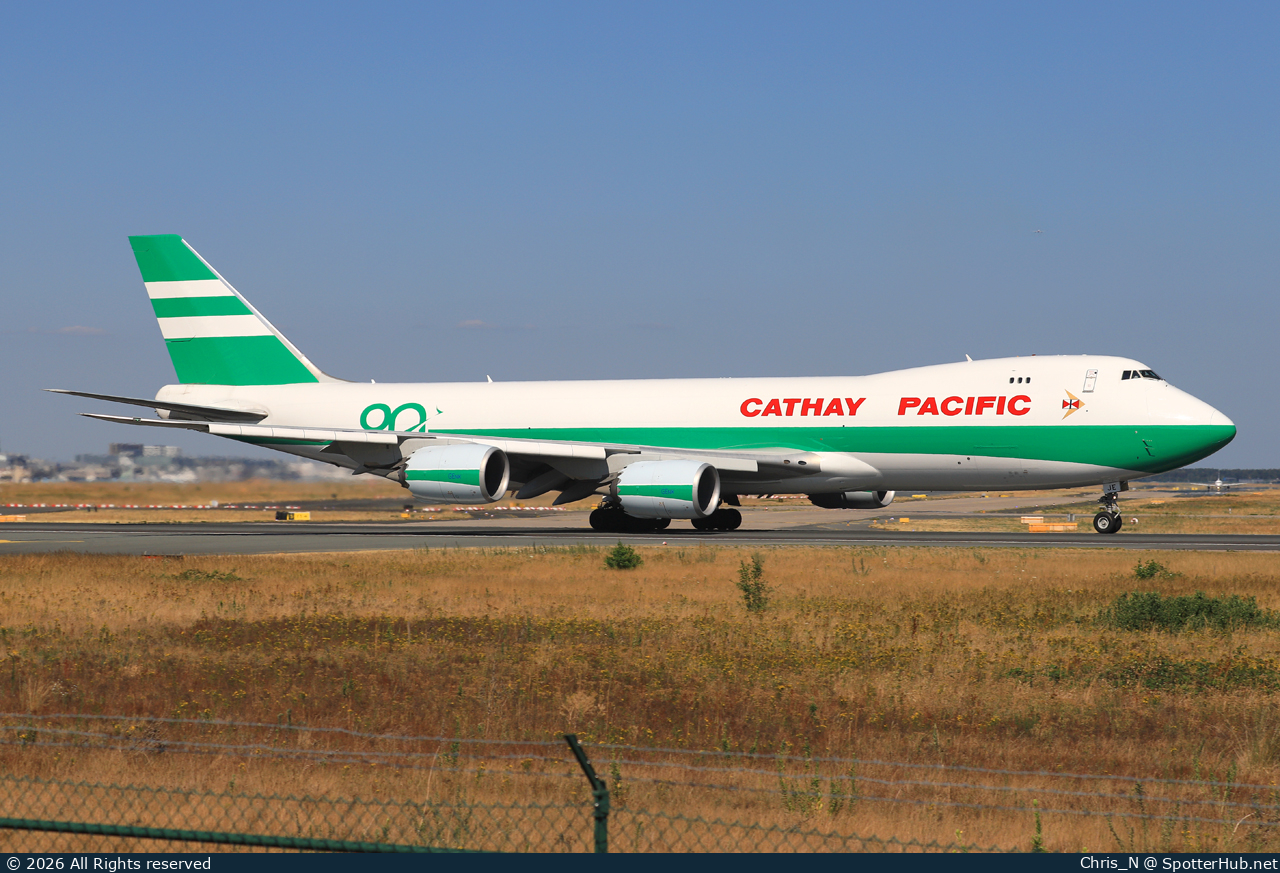 Photo of B-LJE - Boeing 747-867F operated by Cathay Pacific Cargo