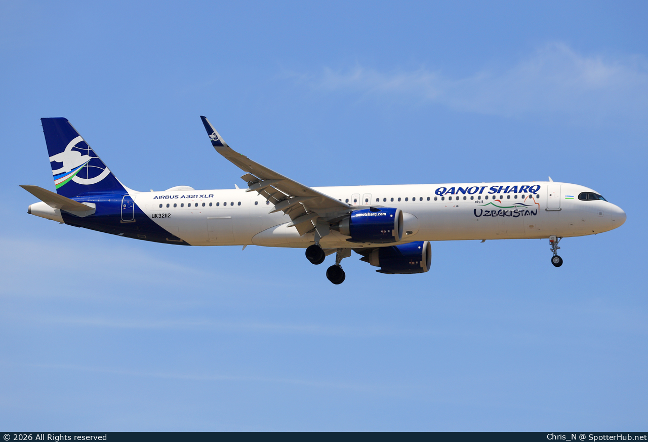 Photo of UK32112 - Airbus A321-253NY operated by Qanot Sharq Airlines