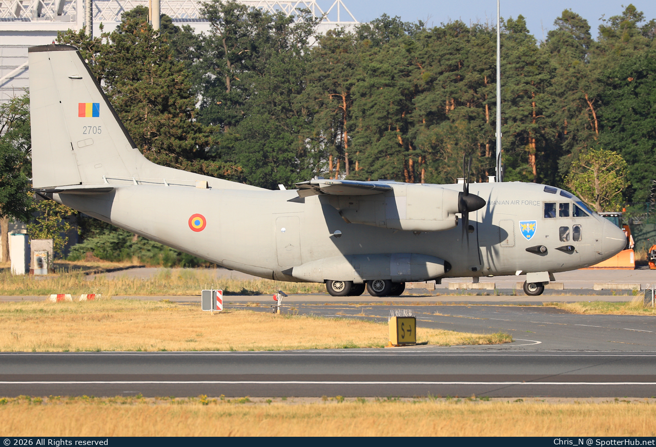 Photo of 2705 - Alenia C-27J Spartan operated by Romanian Air Force