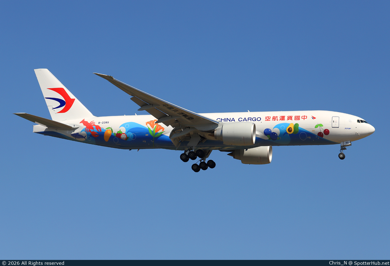 Photo of B-228S - Boeing 777-F operated by China Cargo Airlines