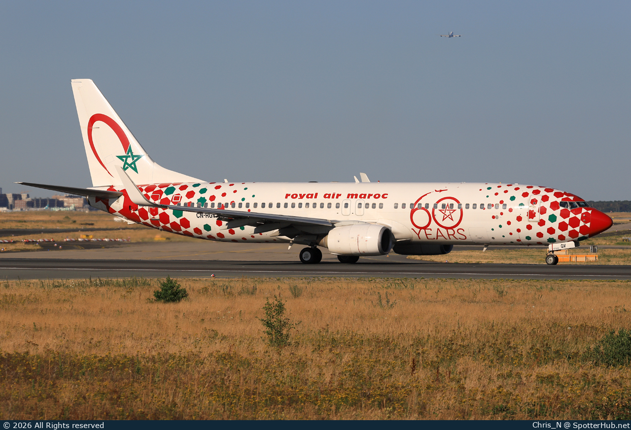 Photo of CN-RGV - Boeing 737-85P operated by Royal Air Maroc