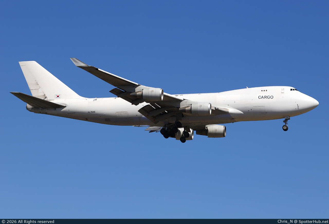 Photo of HL7646 - Boeing 747-409F operated by AirZeta