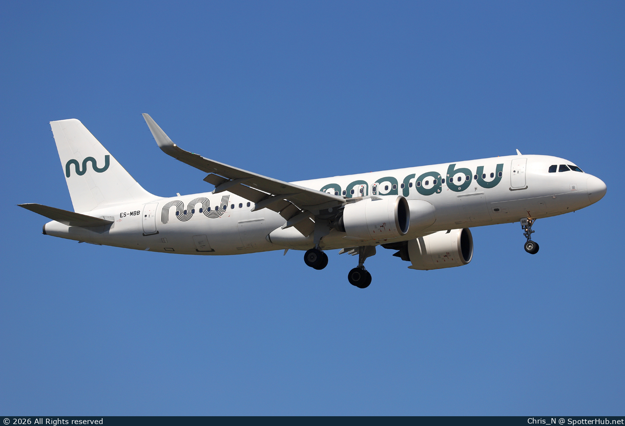 Photo of ES-MBB - Airbus A320-271N operated by Marabu Airlines