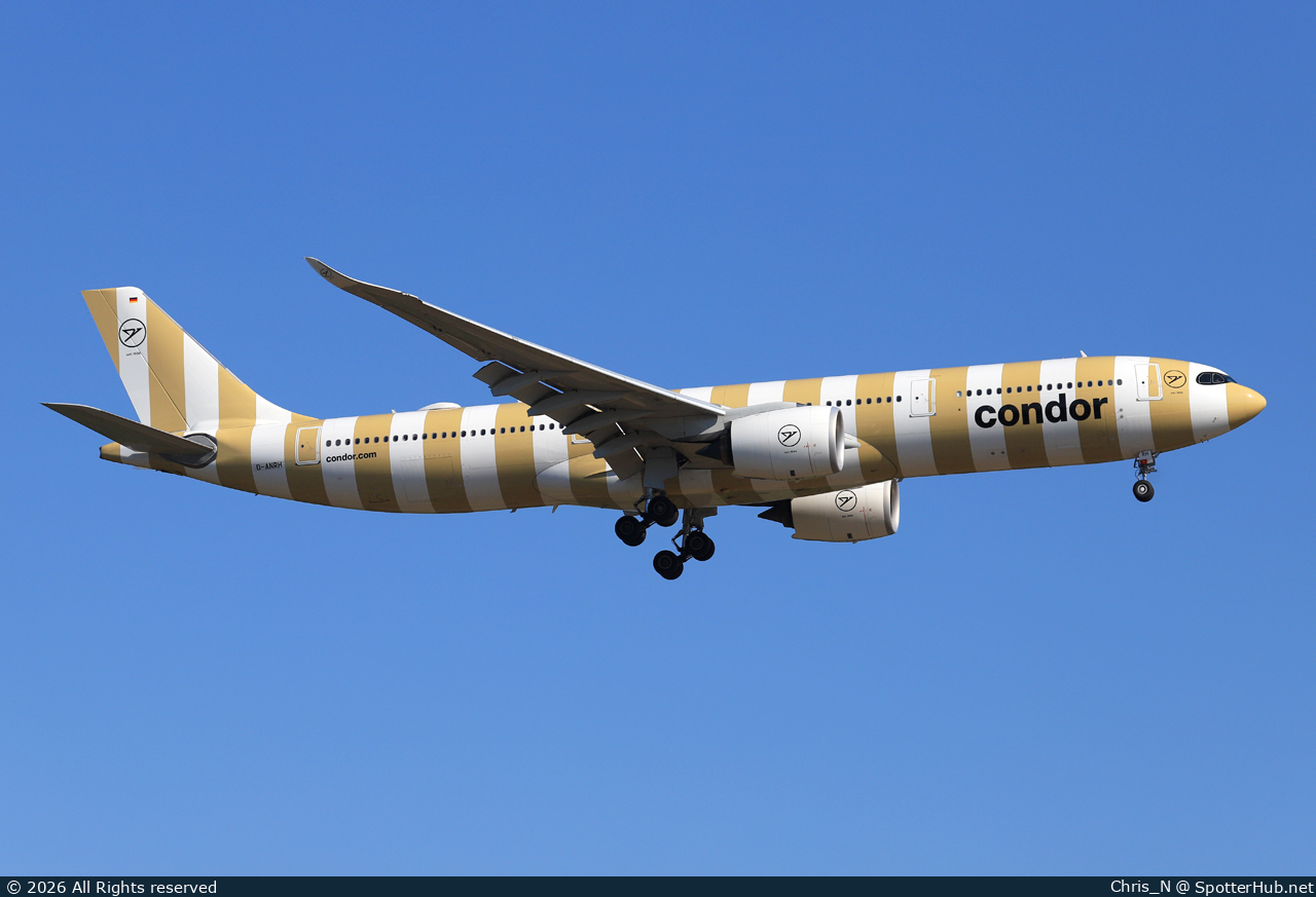 Photo of D-ANRH - Airbus A330-941 operated by Condor