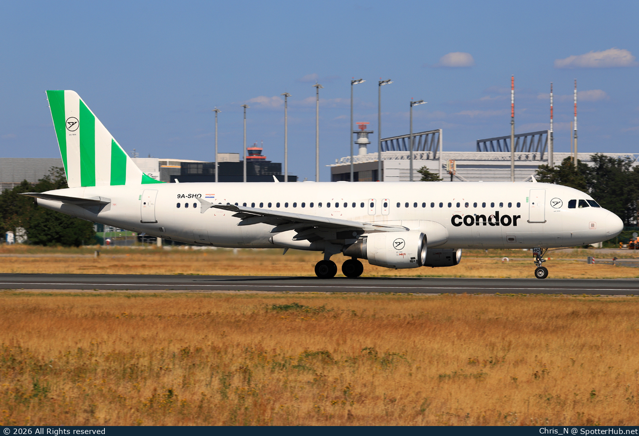 Photo of 9A-SHO - Airbus A320-214 operated by Condor (opb Fly Air41 Airways)