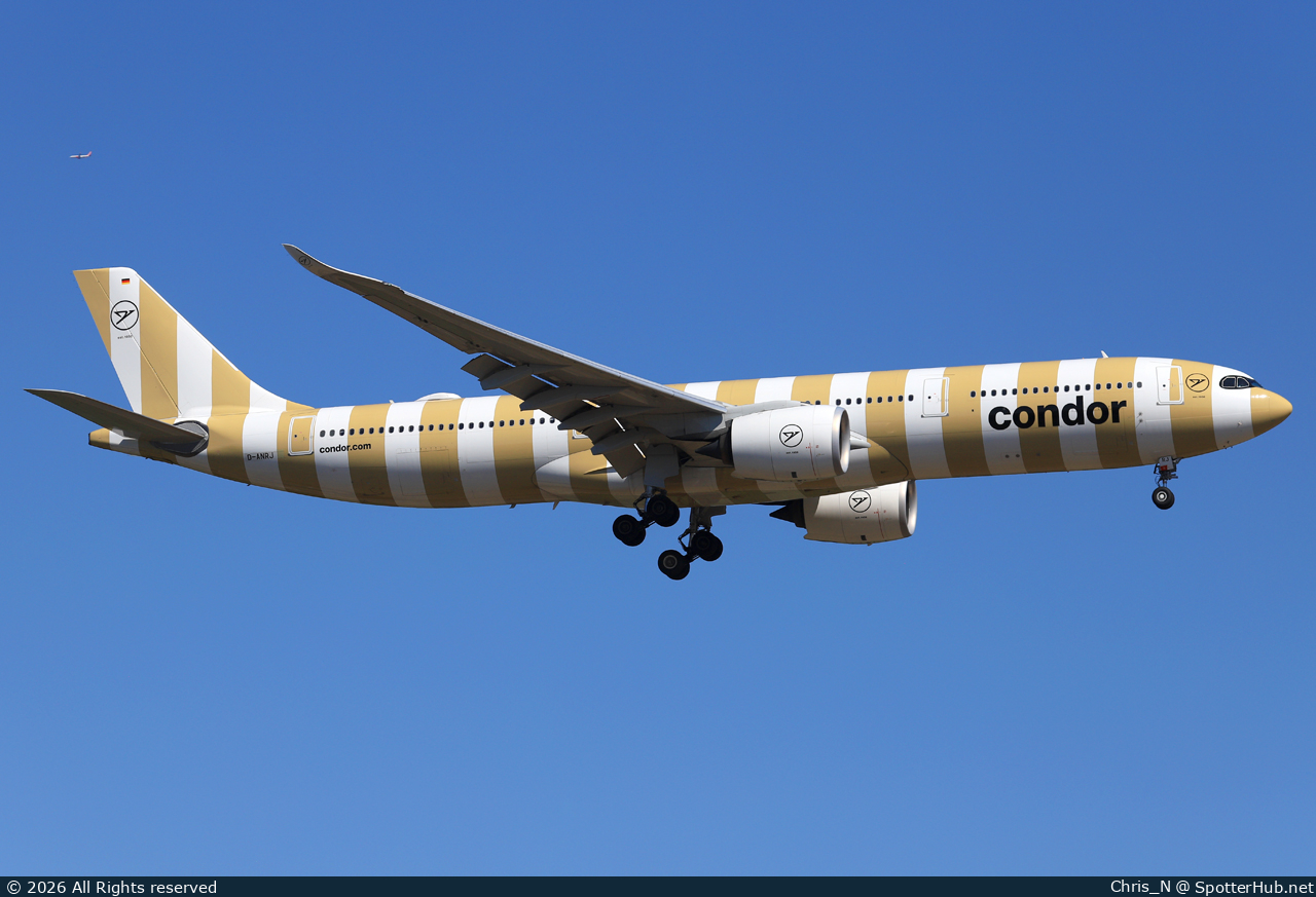 Photo of D-ANRJ - Airbus A330-941 operated by Condor