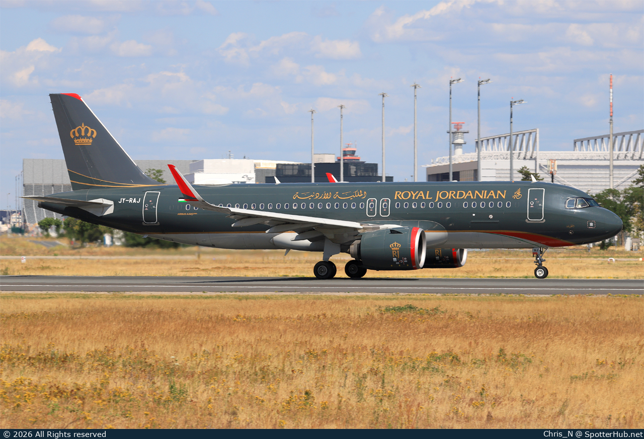 Photo of JY-RAJ - Airbus A320-271N operated by Royal Jordanian Airlines