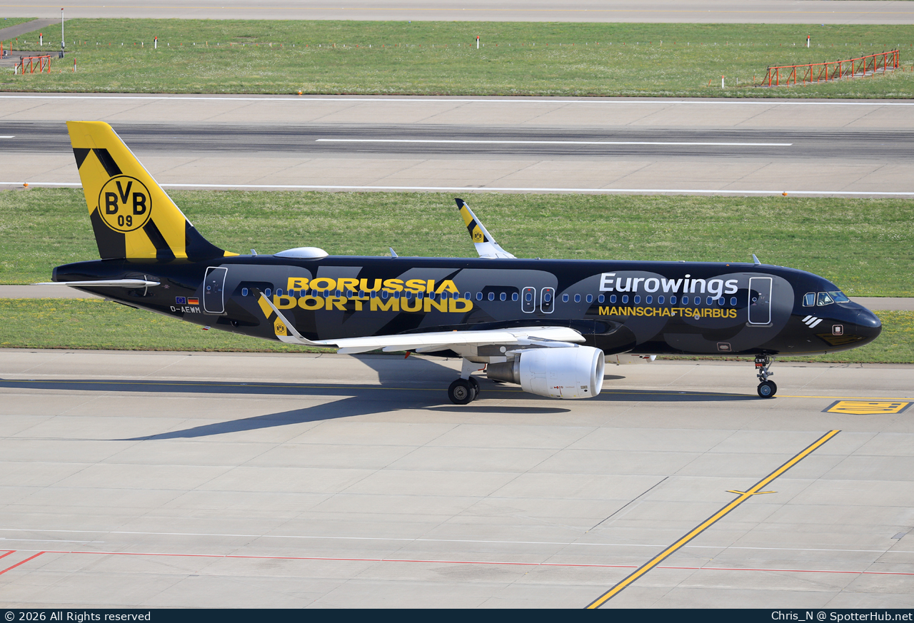 Photo of D-AEWM - Airbus A320-214 operated by Eurowings
