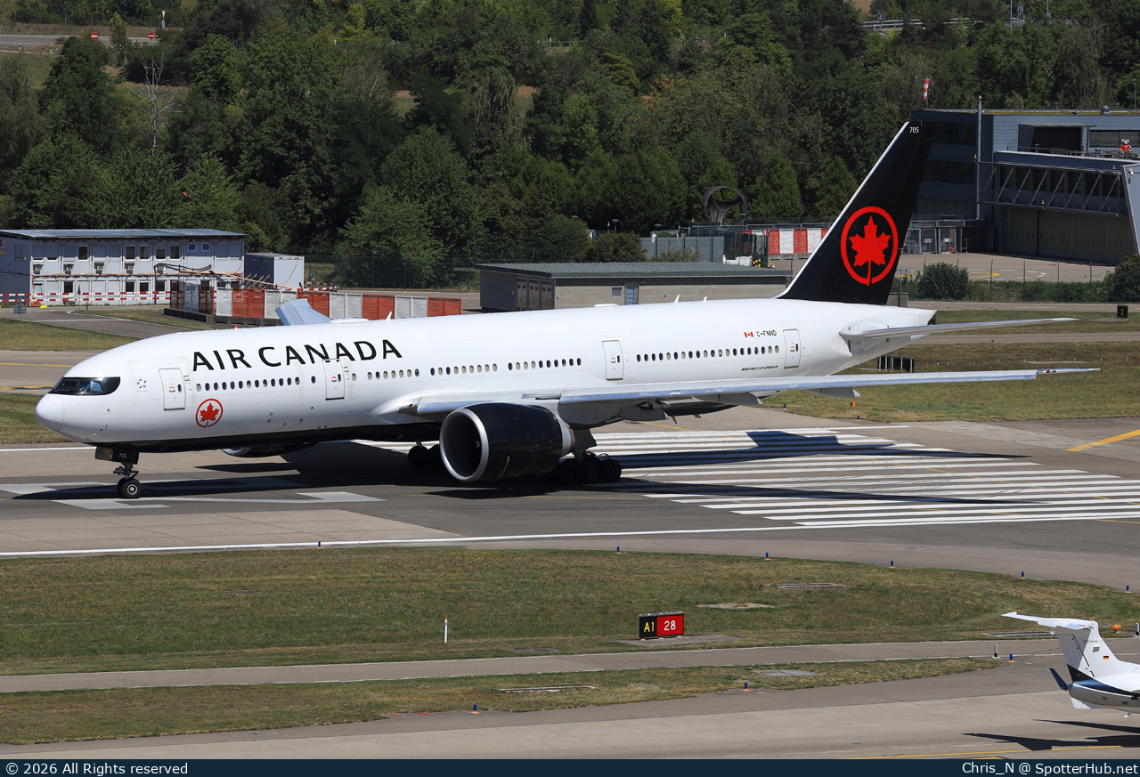 Photo of C-FNND - Boeing 777-233(LR) operated by Air Canada