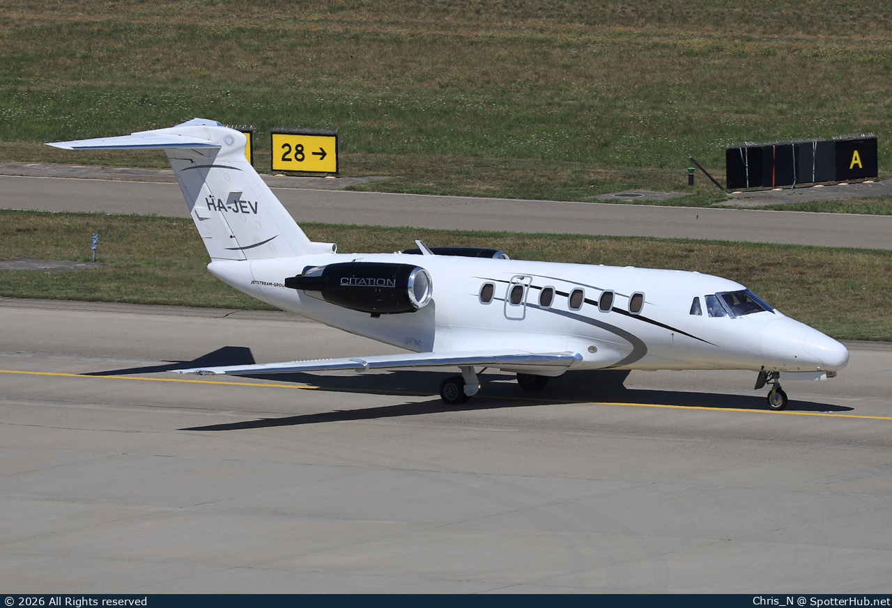 Photo of HA-JEV - Cessna 650 Citation III operated by BJ Aviation