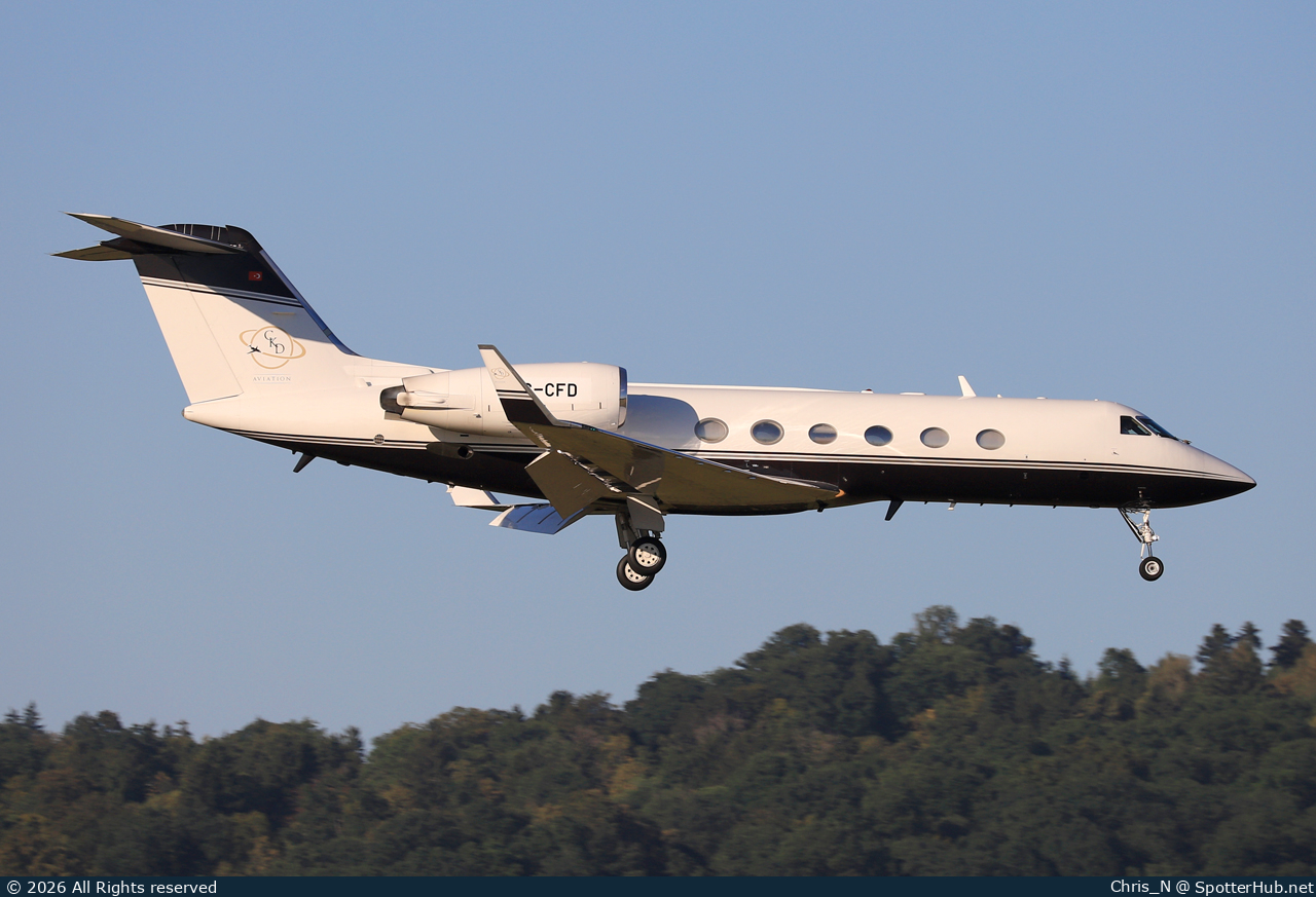 Photo of TC-CFD - Gulfstream GIV-SP operated by CKD Havacılık