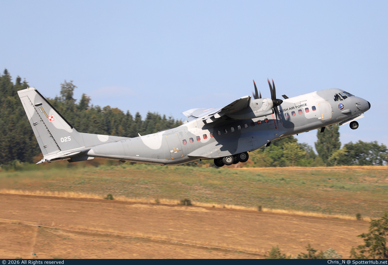 Photo of 025 - CASA C-295M operated by Polish Air Force