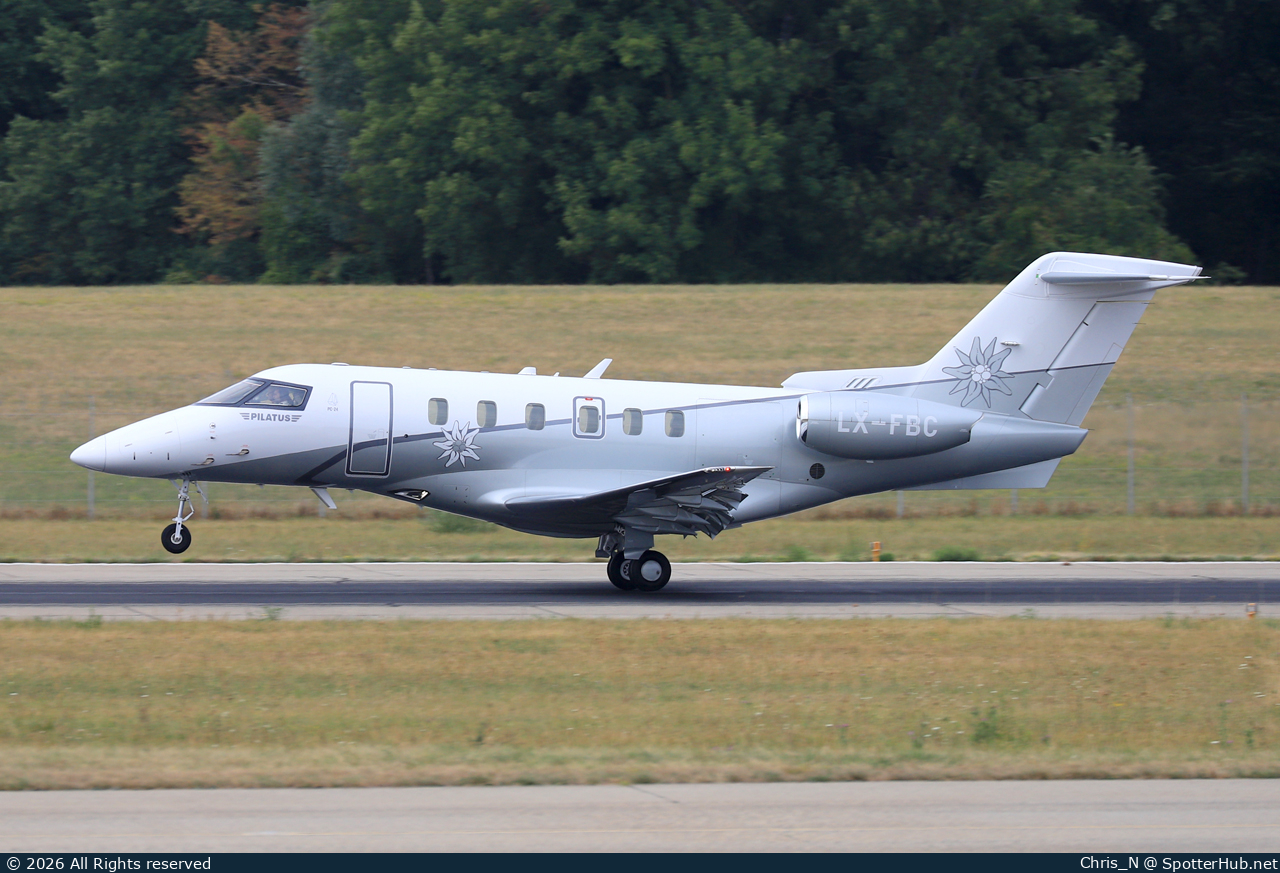 Photo of LX-FBC - Pilatus PC-24 operated by Flying Group Luxembourg