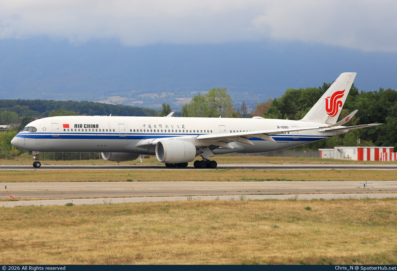 Photo of B-1080 - Airbus A350-941 operated by Air China