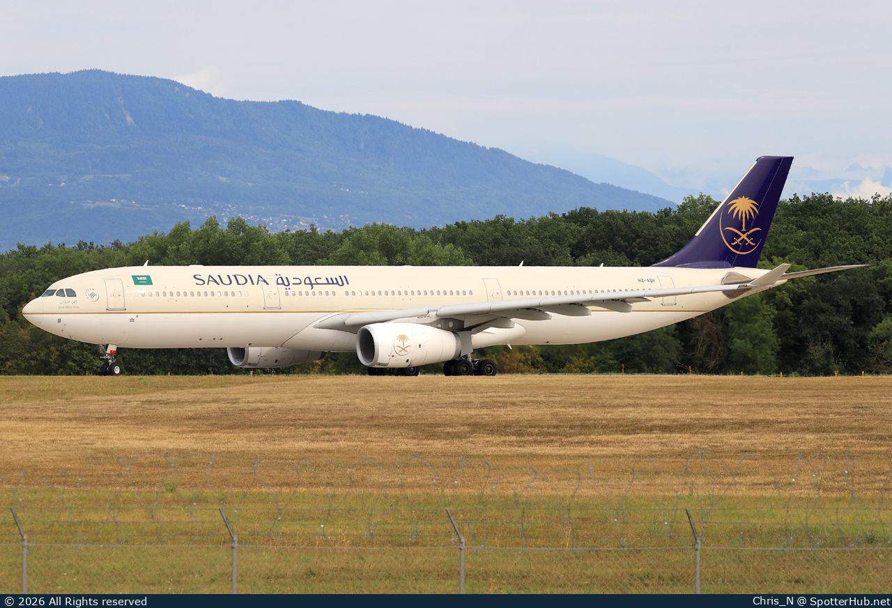 Photo of HZ-AQ11 - Airbus A330-343 operated by Saudia