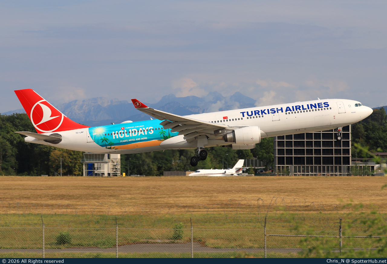 Photo of TC-LNF - Airbus A330-303 operated by Turkish Airlines