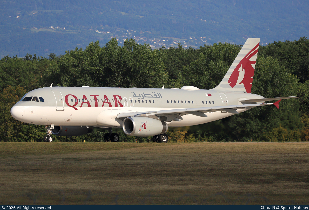 Photo of A7-AAG - Airbus A320-232 operated by Qatar Amiri Flight
