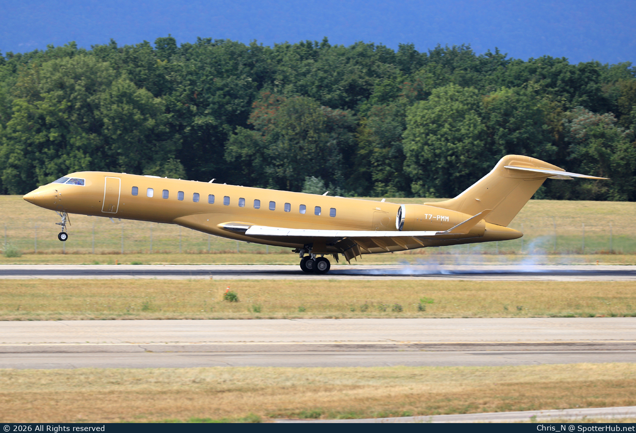 Photo of T7-PMM - Bombardier Global 7500 operated by Global Jet Aruba