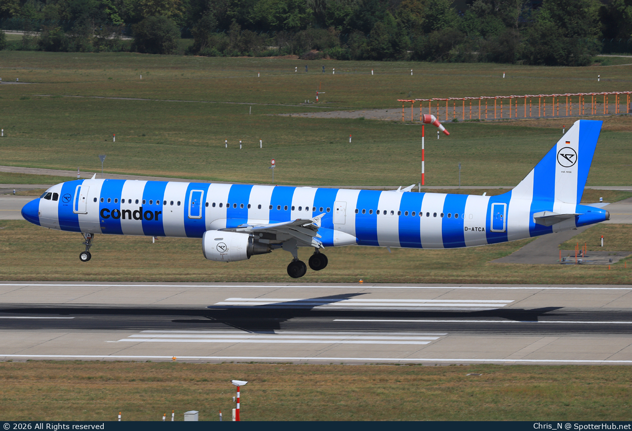 Photo of D-ATCA - Airbus A321-211 operated by Condor