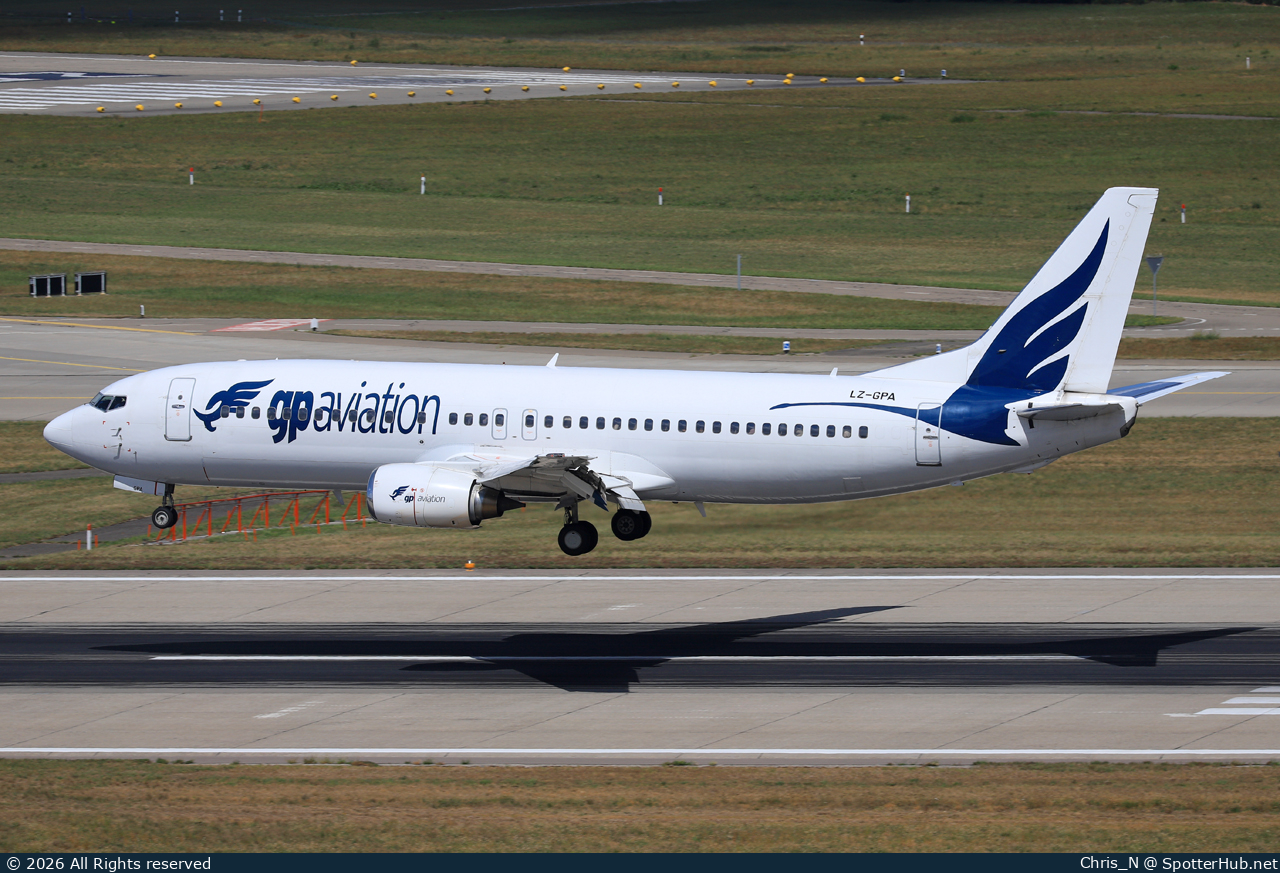 Photo of LZ-GPA - Boeing 737-430 operated by GP Aviation