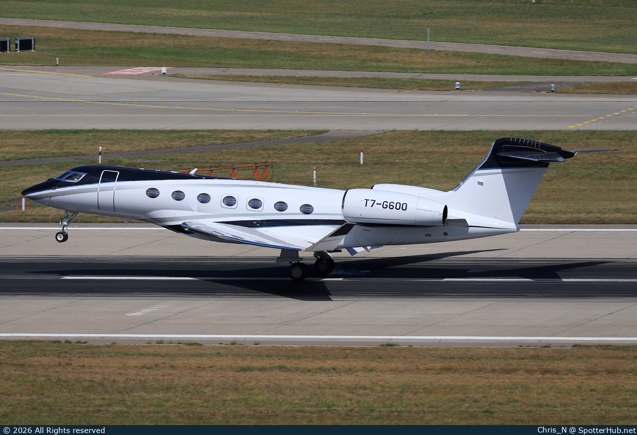 Photo of T7-G600 - Gulfstream G600 operated by Private
