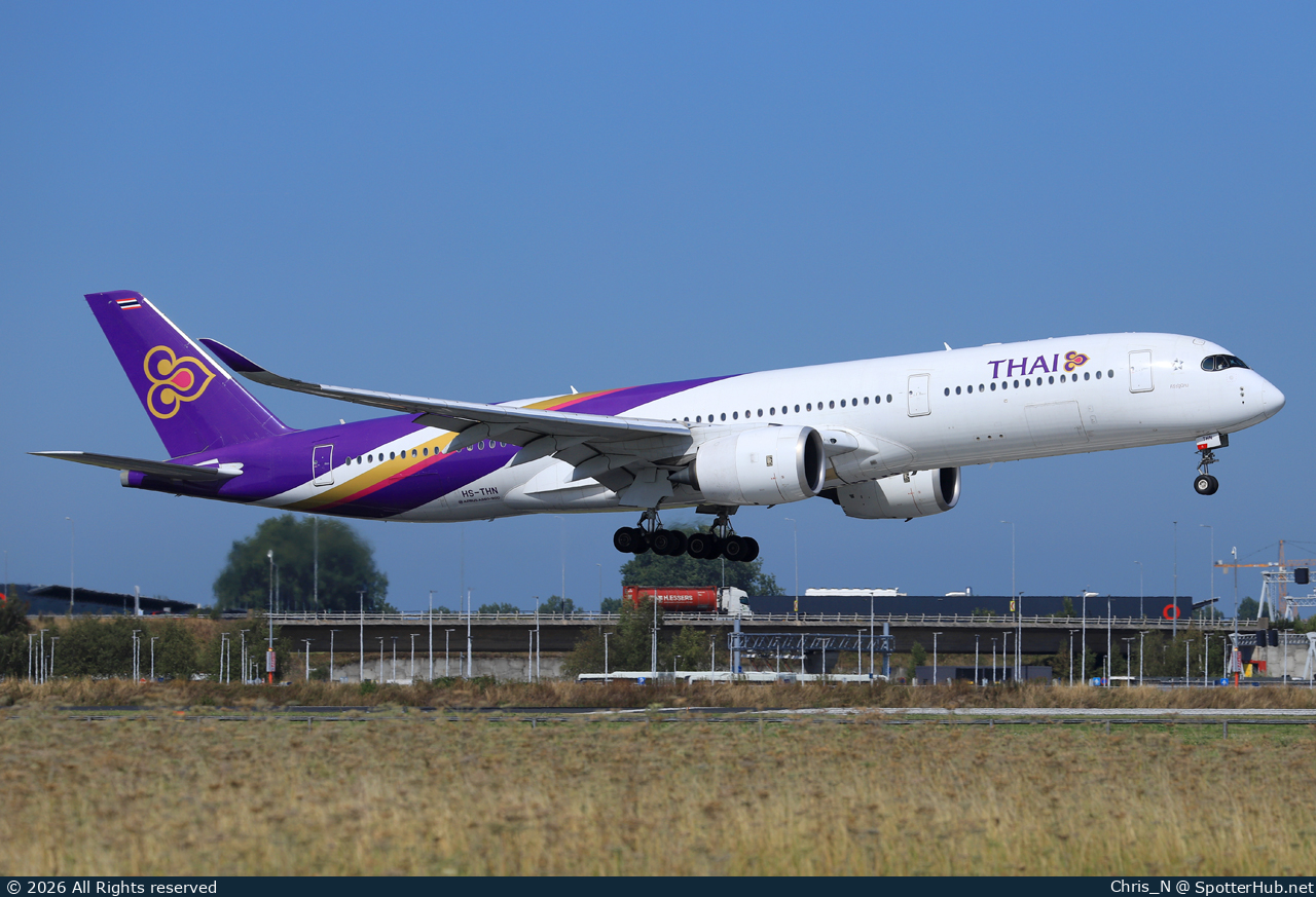 Photo of HS-THN - Airbus A350-941 operated by Thai Airways International